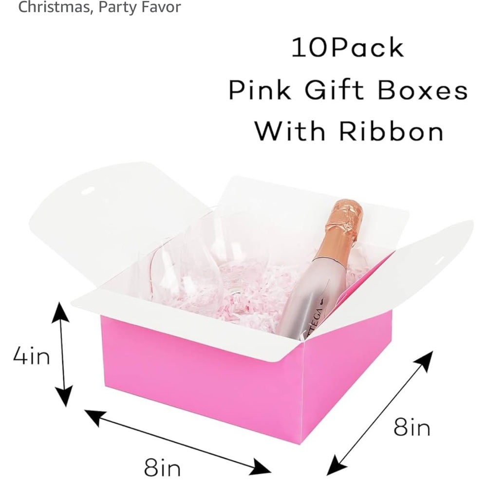 NIB NWT pink gift boxes - Picture 3 of 7